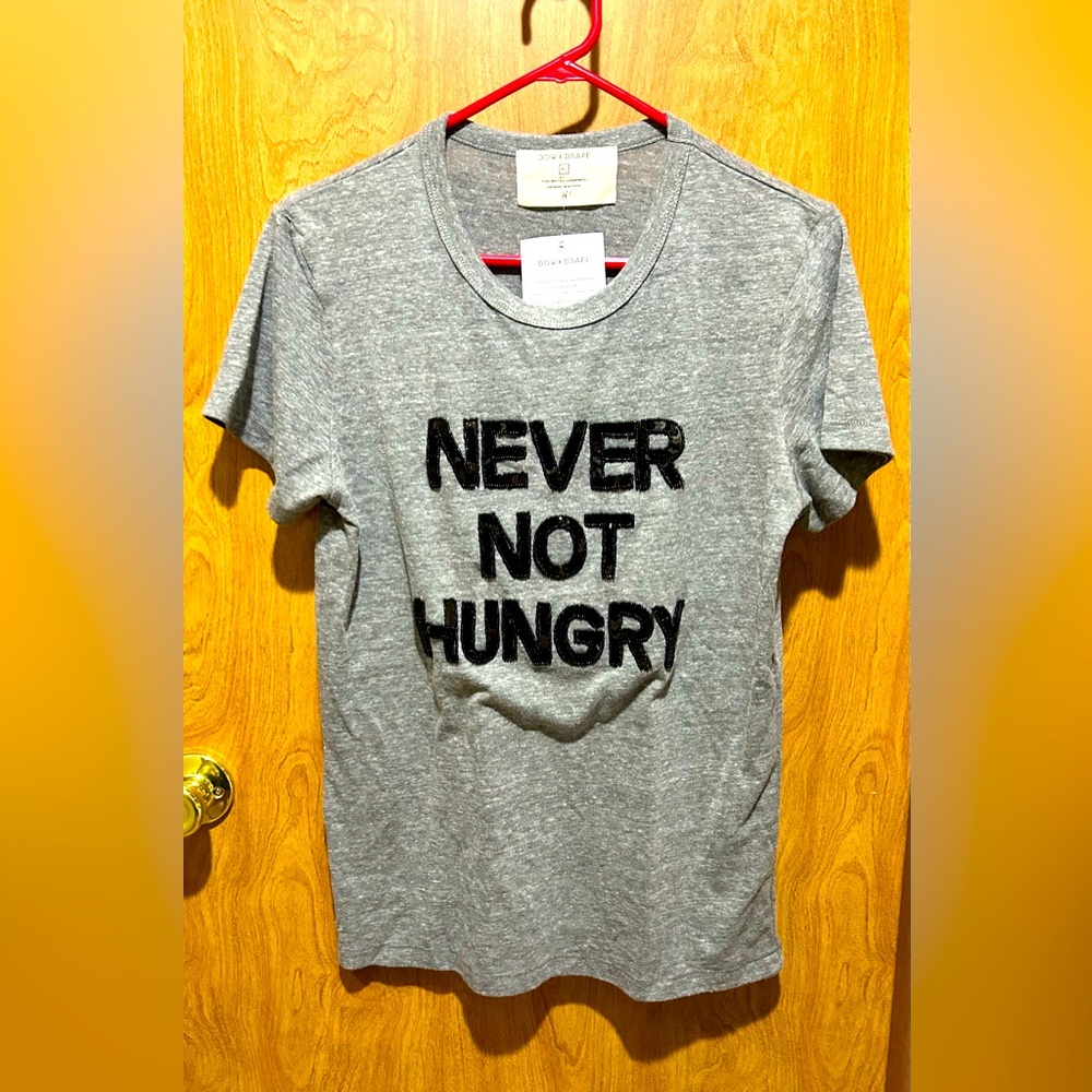 Bow & Drape Sequin Graphic Tshirt XL